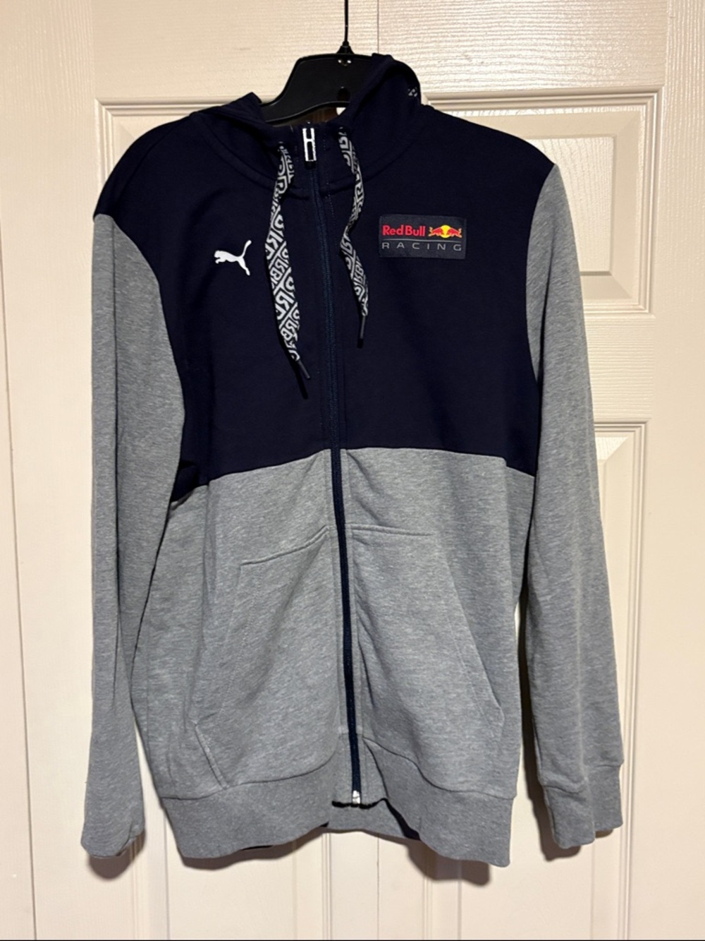 Puma x Red Bull Racing Navy & Gray Zip Hoodie
